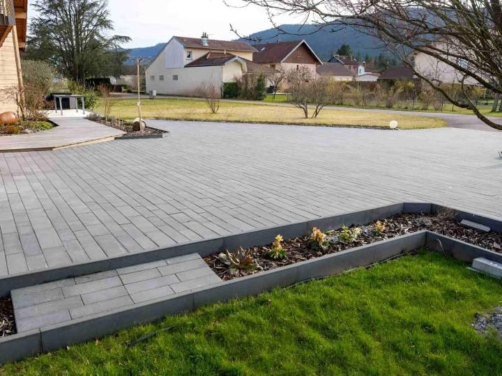 Travaux aménagement cour Remiremont